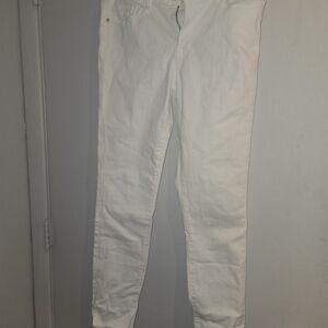 Frame Denim Off-White Skinny Jeans